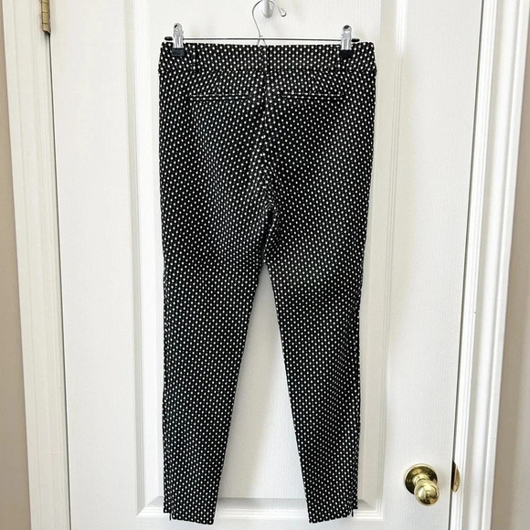 Ricki’s Pants Slim Fit Cropped Ankle Zipper Stretch Black & White Size 0 - Picture 4 of 14